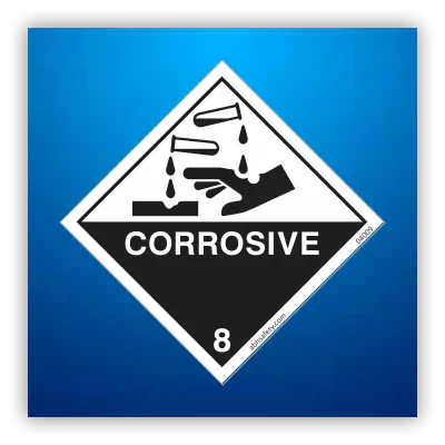 Corrosive Sign